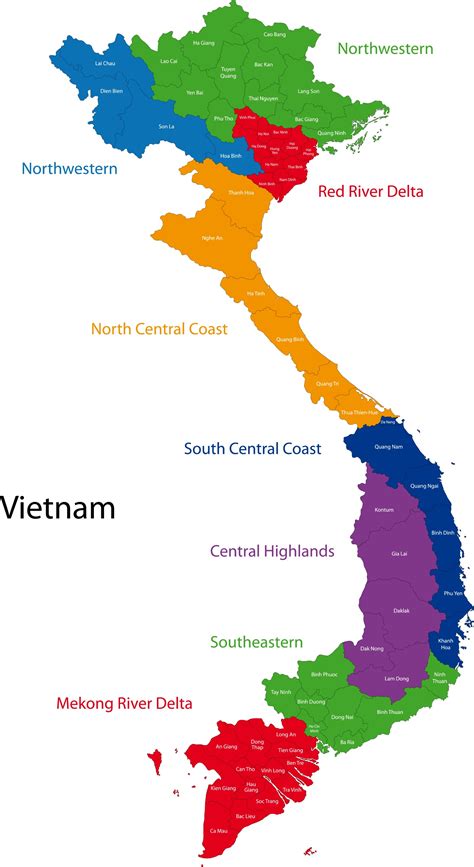 Vietnam Map: Locations and Geography of Different Provinces.